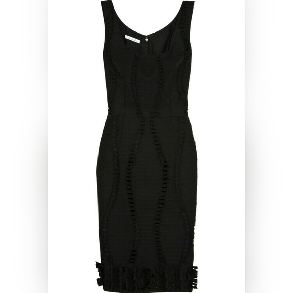 $4,900 OSCAR DE LA RENTA EXQUISITE STUNNING UPTOWN RUNWAY SILK BLACK DRE… - Picture 10 of 12